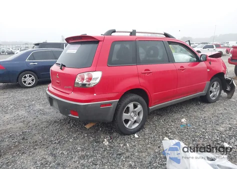 2003 Mitsubishi Outlander Xls from USA, damaged, VIN JA4LX41G83U058599